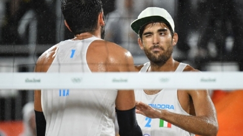 Medaglia Argento nella finale di Beach Volley per Daniele Lupo e Paolo Niccolai