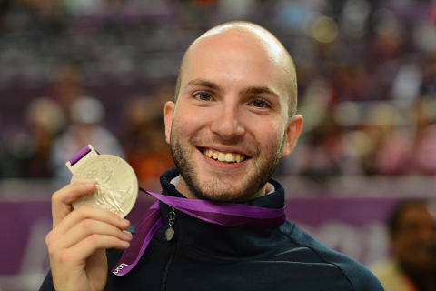 Medaglia d' oro con Niccolò Campriani