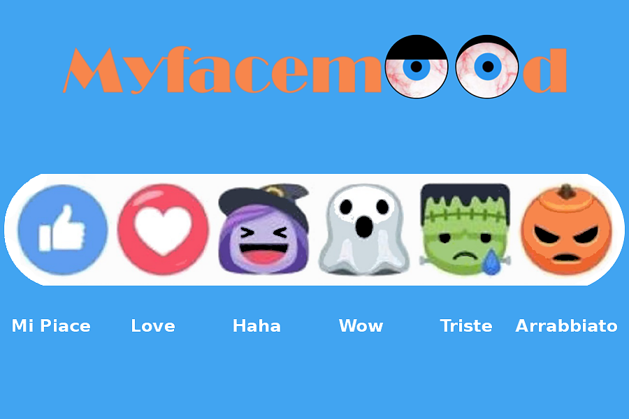 Myfacemood - Facebook & Halloween: emoticons con streghe e zucche!