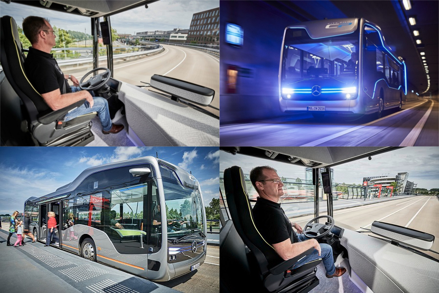 Myfacemood - Bus Mercedes del Futuro