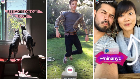 Myfacemood - Instagram unisce Storie e Boomerang