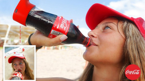 Myfacemood - La bottiglia selfie di Coca Cola