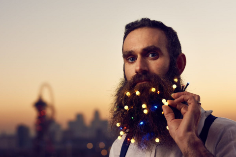 Myfacemood - L'ultimo trend natalizio da Londra per gli Hipsters barbuti