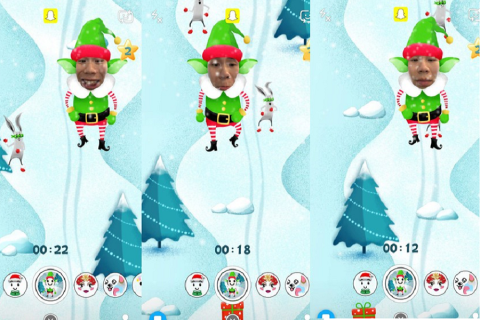 Snapchat usa il viso per un nuovo gioco nella app