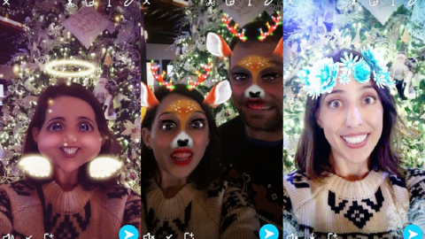 snapchat filtri natale