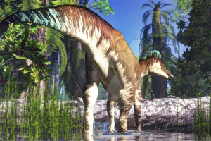 Il dinosauro Hypacrosaurus