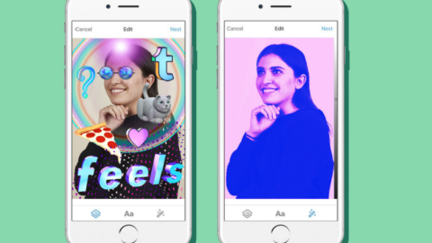 Myfacemood - Finalmente arrivano i filtri fotografici e gli stickers su Tumbrl! E le Gif nei messaggi!