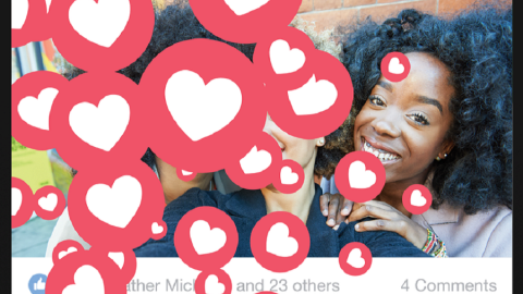 Myfacemood - Buon San Valentino da Facebook