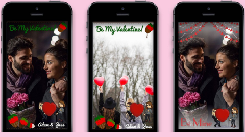 Myfacemood - Personalizza il tuo amore con Snapchat per San Velentino