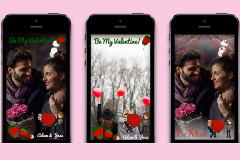 Myfacemood - Personalizza il tuo amore con Snapchat per San Velentino