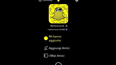 Myfacemood - Snapchat nuovi codici QR per i web links