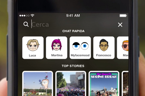 Myfacemood - Snapchat adesso le Storie diventano ricercabili per argomento