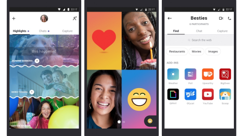 Myfacemood - Anche Skype ha iniziato a copiare Snapchat