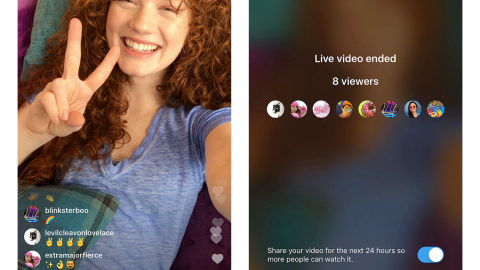 Myfacemood - Instagram aggiunge i Replay di 24 ore sui Video dal Vivo nelle Stories