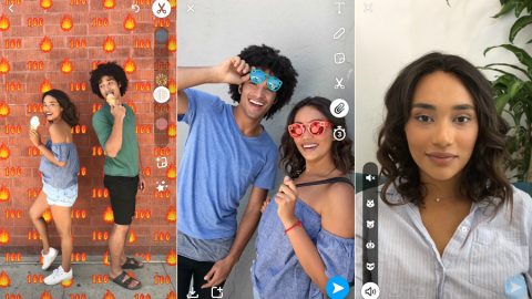 Myfacemood - L'ultimo aggiornamento di Snapchat consentirà di inviare link agli amici e molto altro...