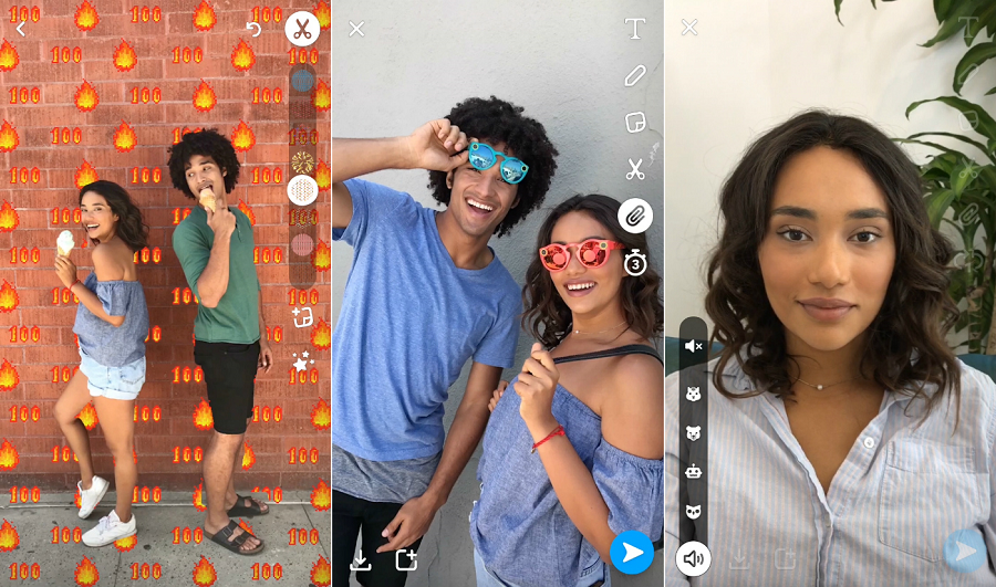 Myfacemood - L'ultimo aggiornamento di Snapchat consentirà di inviare link agli amici e molto altro...