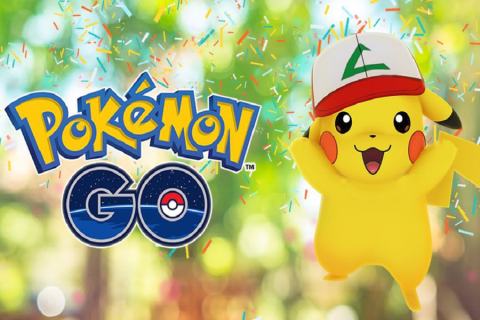 Myfacemood - Pokémon Go celebra il suo primo compleanno dando a Pikachu un cappello di Ash