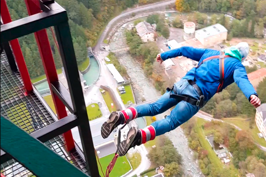 Myfacemood - Misurare il Libero Arbitrio con Bungee Jumping!